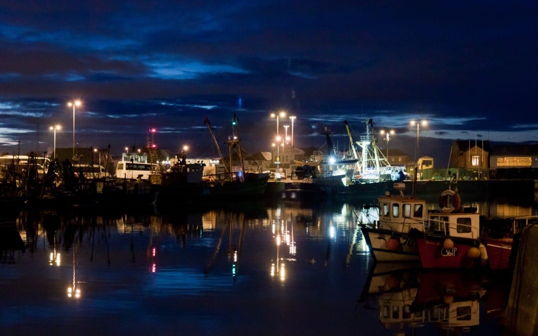 Howth Harbour by Night