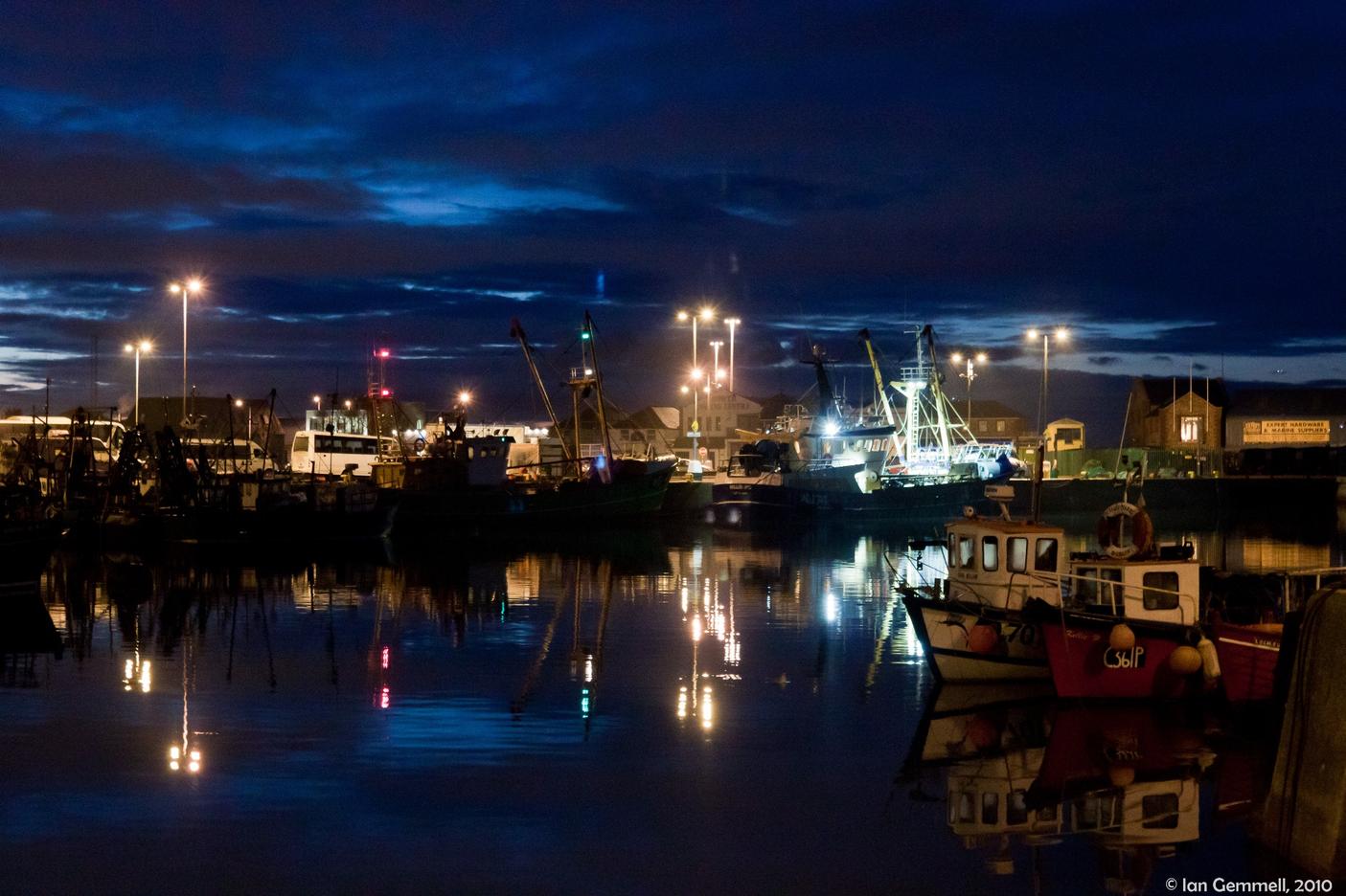 Howth Harbour by Night